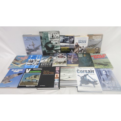 180 - Collection of military reference books largely relating to aircraft incl. Spitfire, Hurricane, Lanca... 