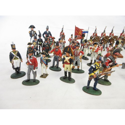 182 - Large collection of Del Prado miniature military figures, largely from the Napoleonic Wars (some AF,... 