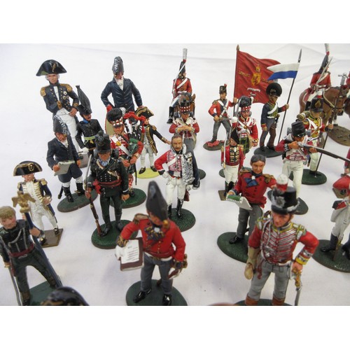 182 - Large collection of Del Prado miniature military figures, largely from the Napoleonic Wars (some AF,... 