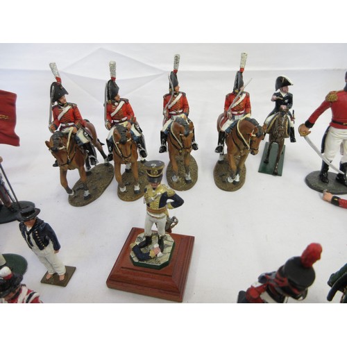 182 - Large collection of Del Prado miniature military figures, largely from the Napoleonic Wars (some AF,... 
