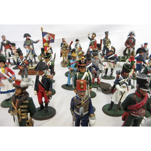 182 - Large collection of Del Prado miniature military figures, largely from the Napoleonic Wars (some AF,... 