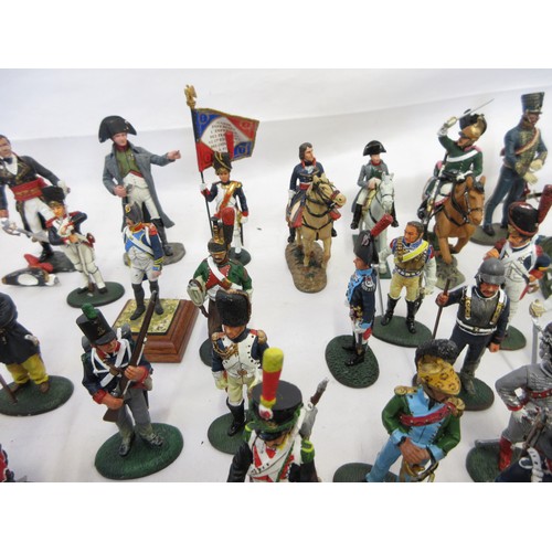 182 - Large collection of Del Prado miniature military figures, largely from the Napoleonic Wars (some AF,... 