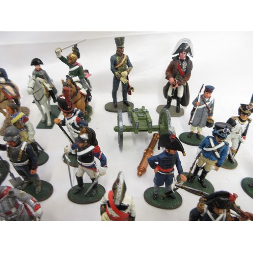 182 - Large collection of Del Prado miniature military figures, largely from the Napoleonic Wars (some AF,... 