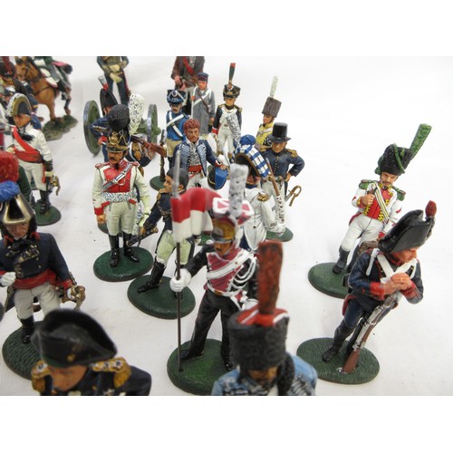 182 - Large collection of Del Prado miniature military figures, largely from the Napoleonic Wars (some AF,... 