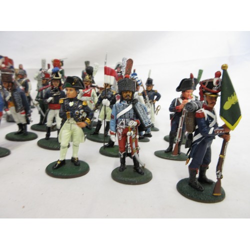 182 - Large collection of Del Prado miniature military figures, largely from the Napoleonic Wars (some AF,... 