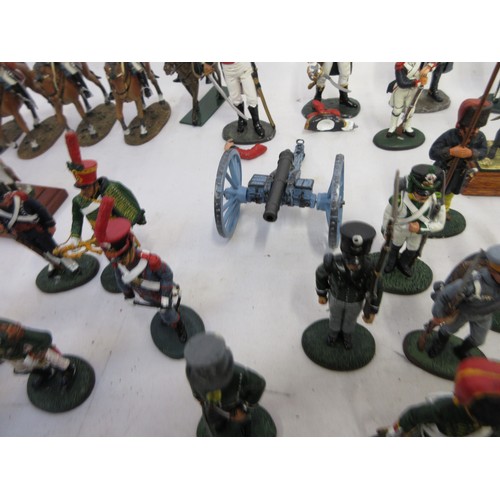 182 - Large collection of Del Prado miniature military figures, largely from the Napoleonic Wars (some AF,... 