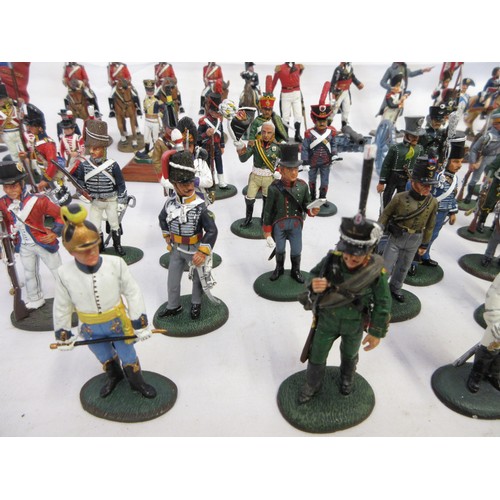 182 - Large collection of Del Prado miniature military figures, largely from the Napoleonic Wars (some AF,... 