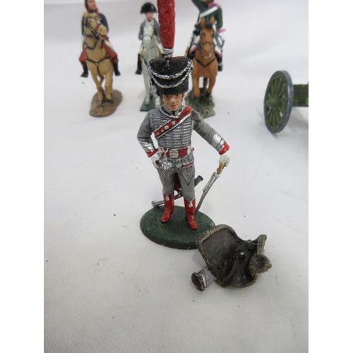 182 - Large collection of Del Prado miniature military figures, largely from the Napoleonic Wars (some AF,... 