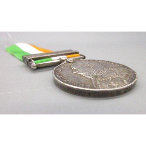 27 - Queen's South Africa medal with three clasps (Belfast, Orange Free State and Cape Colony) and King's... 