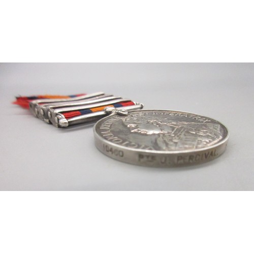 33 - Queens South Africa Medal with four clasps, South Africa 1901, Wittebergen, Transvaal, Cape Colony. ... 