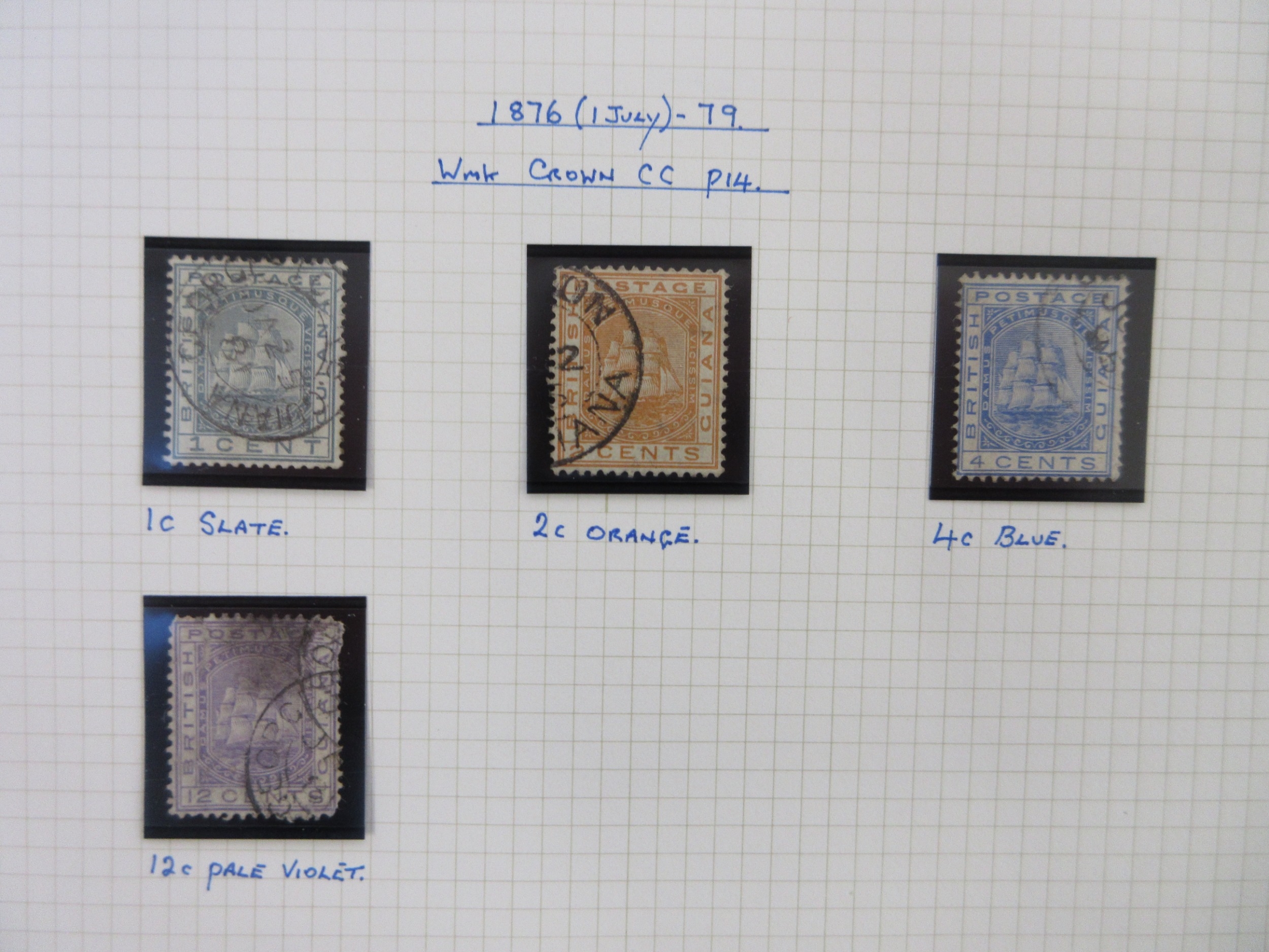 Collection of c19th and 20th Commonwealth stamps to inc. Fiji, Gilbert ...