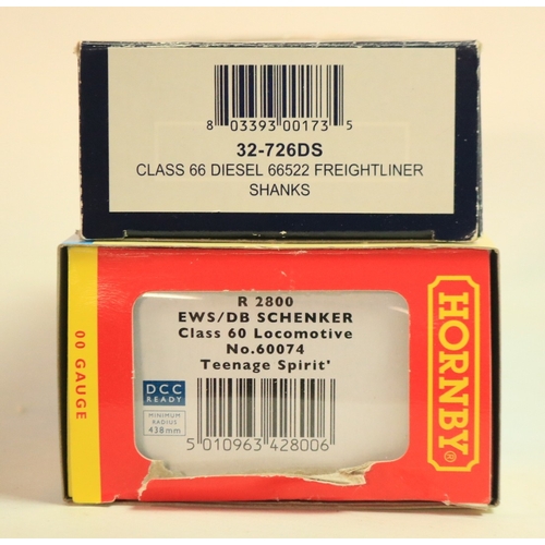 141 - Two OO gauge diesel electric locomotive models to include Hornby Rail Express limited edition exclus... 