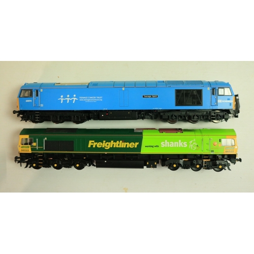 141 - Two OO gauge diesel electric locomotive models to include Hornby Rail Express limited edition exclus... 