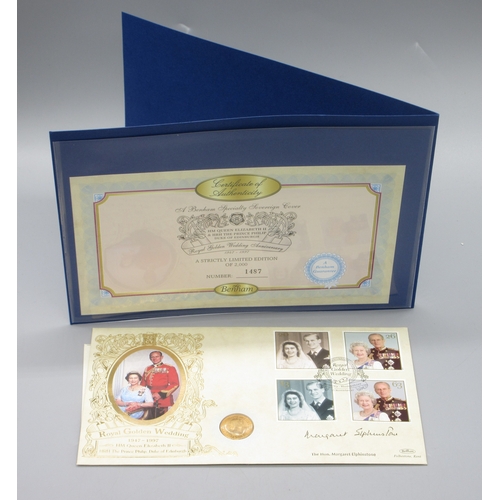 10 - Benham Speciality Sovereign cover Limited Edition 1487/2000 cont. 1958 Queen Elizabeth II Sovereign,... 