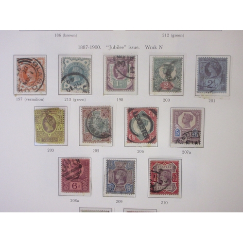 Collection of c19th/20th British stamps and FDCs, in 4 albums/folders ...