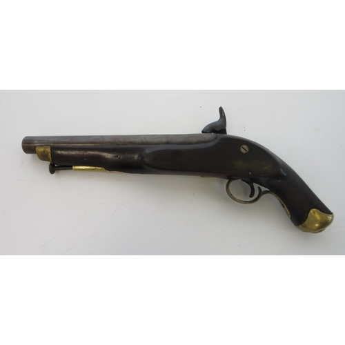  19th Century percussion military pistol, 10