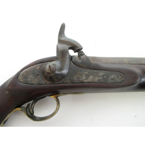  19th Century percussion military pistol, 10