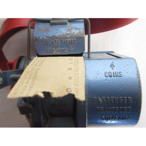 Bus conductor set to incl. Vintage 1960's Lone Star No.152 Roll Ticket ...