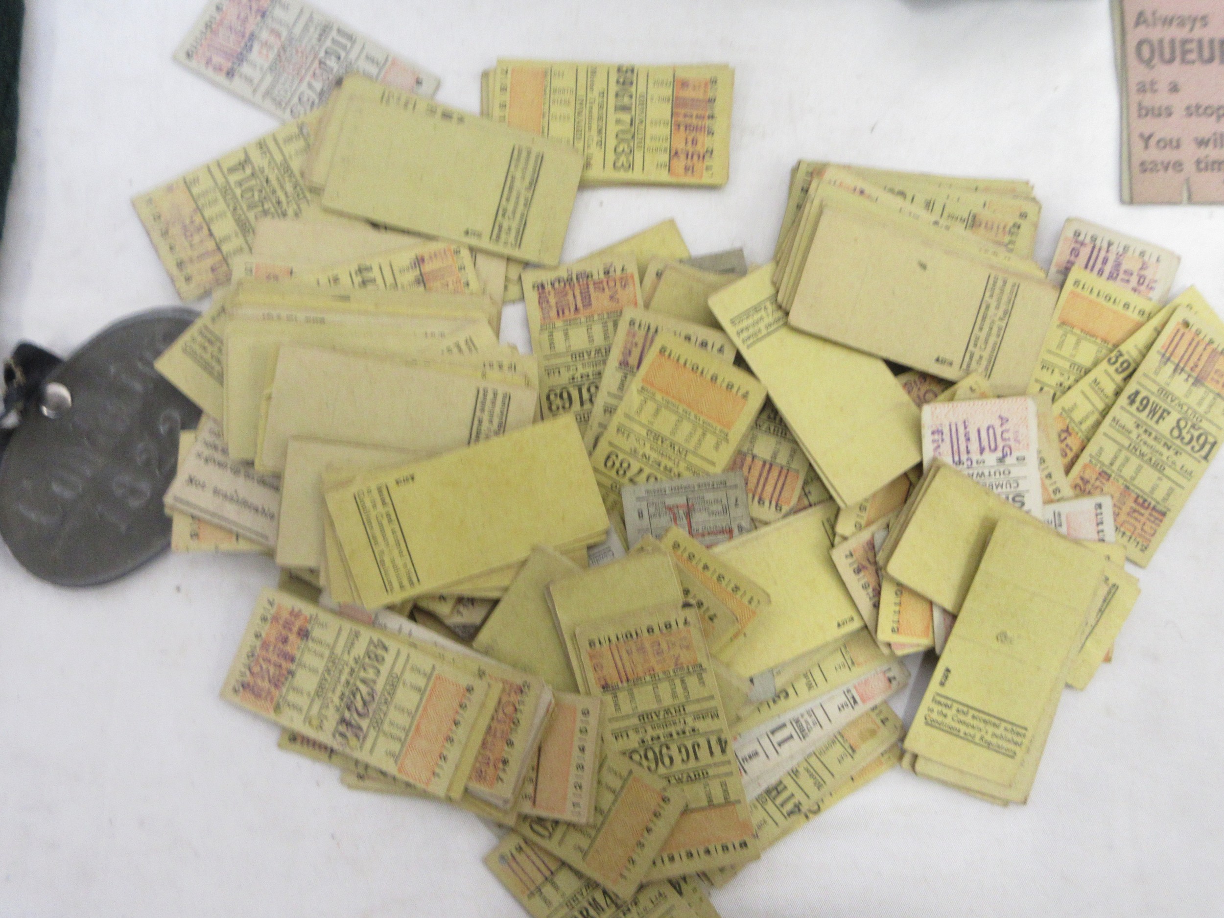 Bus conductor set to incl. Vintage 1960's Lone Star No.152 Roll Ticket ...