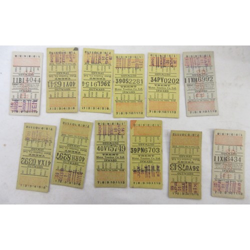 Bus conductor set to incl. Vintage 1960's Lone Star No.152 Roll Ticket ...