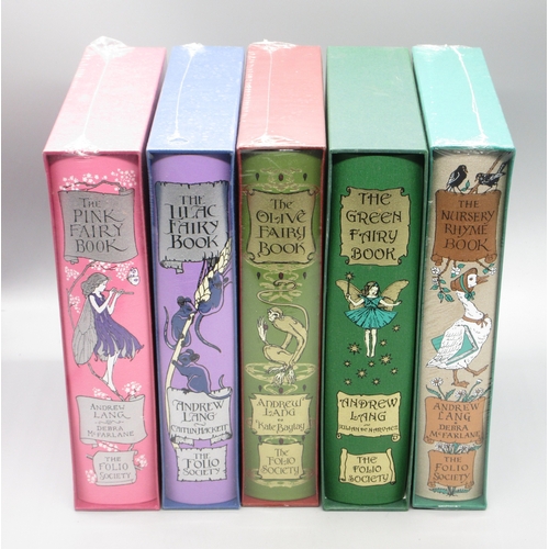 459 - Folio Society - Lang (Andrew) The Pink Fairy Book, The Lilac Fairy Book, The Olive Fairy Book, The N... 