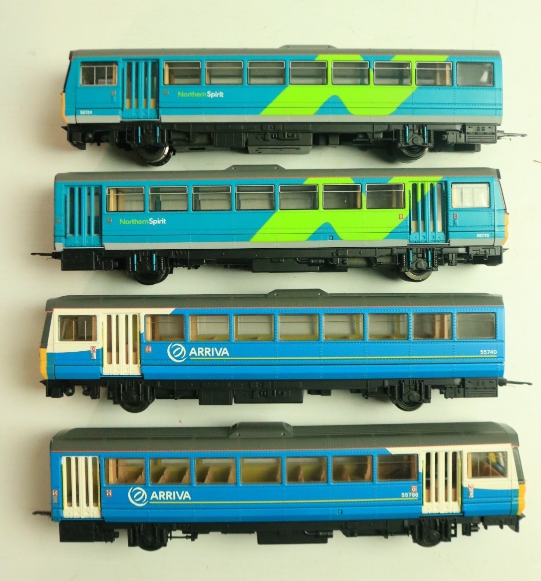 Two OO gauge 2 car Class 142 Railbus models from Hornby to include ...