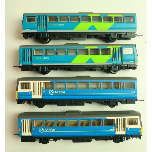 Two OO gauge 2 car Class 142 Railbus models from Hornby to include ...