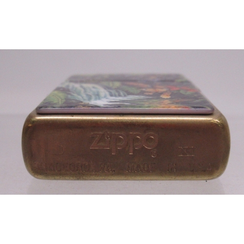308 - Zippo 'The Varga Girl 1935' lighter in presentation tin, Zippo 'Mysteries of The Forest, Jaguar and ... 