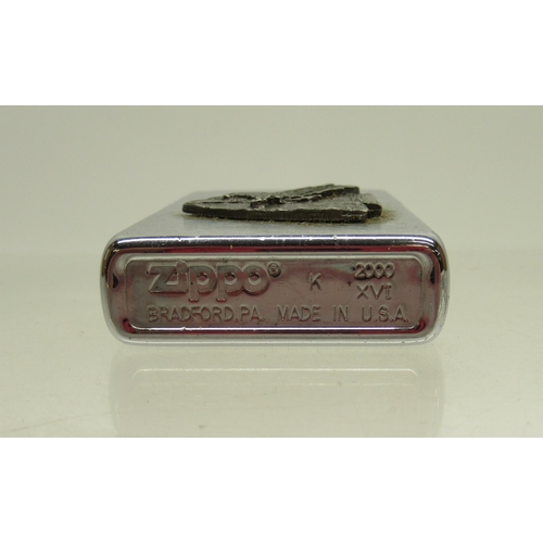 312 - Zippo 'Statue of Liberty' lighter and eight other Zippo lighters

Bradley's shipping £33.00 plus vat... 