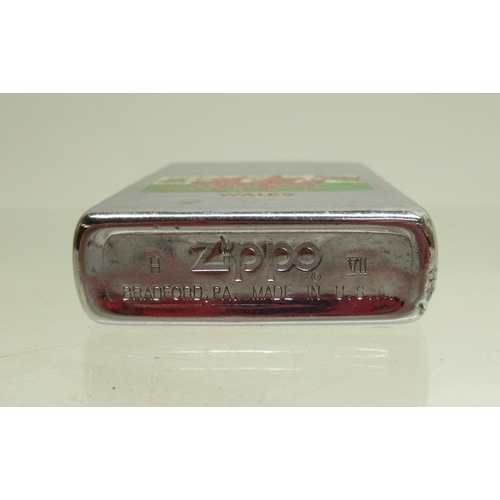 312 - Zippo 'Statue of Liberty' lighter and eight other Zippo lighters

Bradley's shipping £33.00 plus vat... 