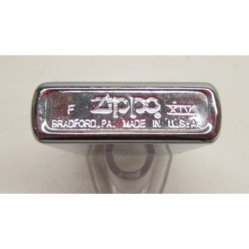 314 - Four Zippo Harley Davidson lighters and four other Zippo lighters

Bradley's shipping £33.00 plus va... 