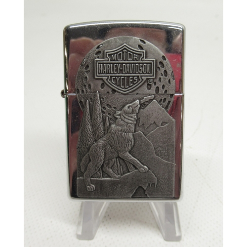 314 - Four Zippo Harley Davidson lighters and four other Zippo lighters

Bradley's shipping £33.00 plus va... 
