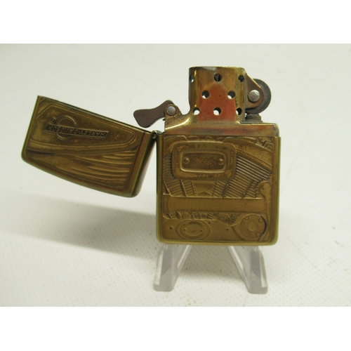 314 - Four Zippo Harley Davidson lighters and four other Zippo lighters

Bradley's shipping £33.00 plus va... 