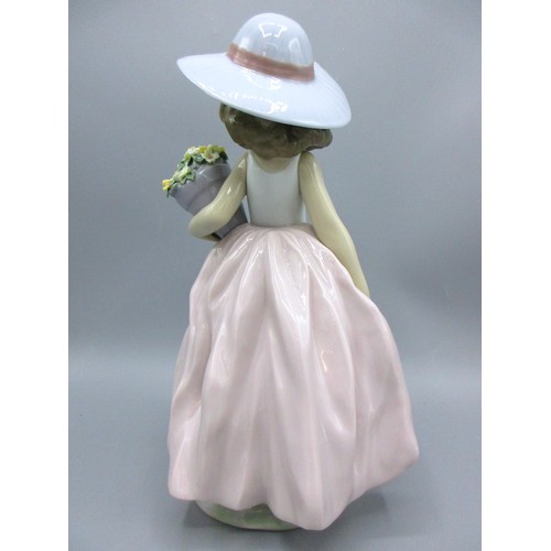 876 - Three Lladro exclusive Collector's Society garden-themed porcelain children and dog comprising 'A Wi... 