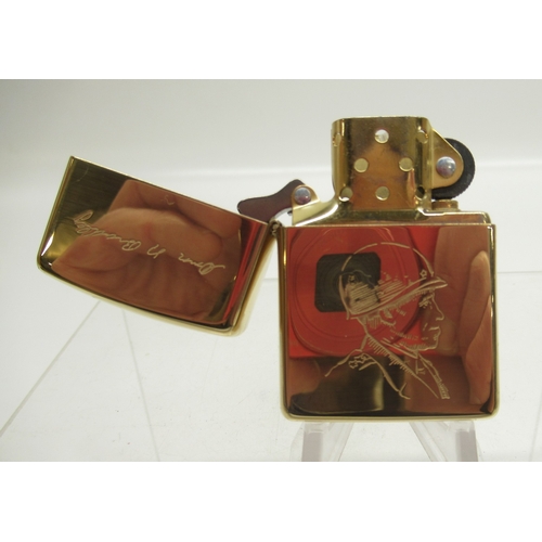 288 - Zippo 'D-Day Normandy, 50 Years 1944-1994, Allied Heroes Collectors Edition', set of four brass ligh... 