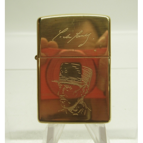 288 - Zippo 'D-Day Normandy, 50 Years 1944-1994, Allied Heroes Collectors Edition', set of four brass ligh... 