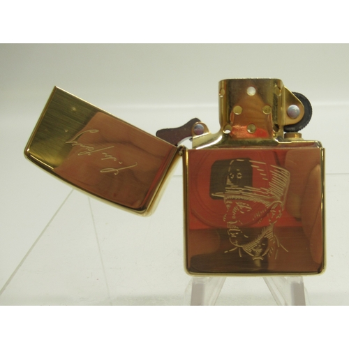 288 - Zippo 'D-Day Normandy, 50 Years 1944-1994, Allied Heroes Collectors Edition', set of four brass ligh... 