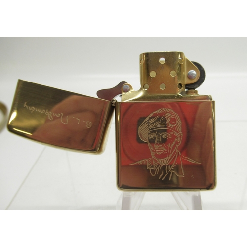 288 - Zippo 'D-Day Normandy, 50 Years 1944-1994, Allied Heroes Collectors Edition', set of four brass ligh... 