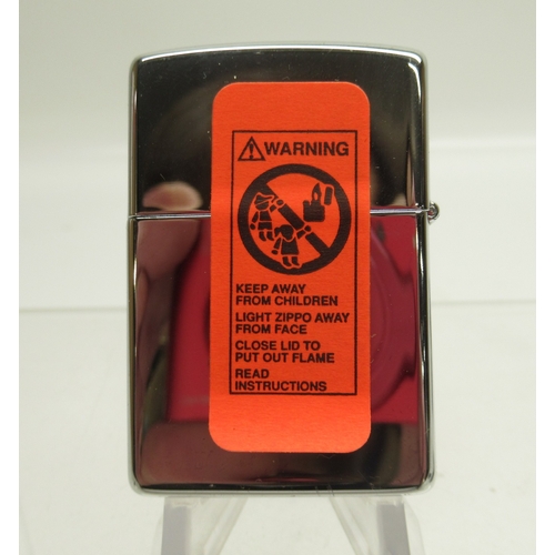 299 - Zippo 'Operation Desert Storm' camouflage lighter'; Zippo 'United States of America' chrome lighter ... 