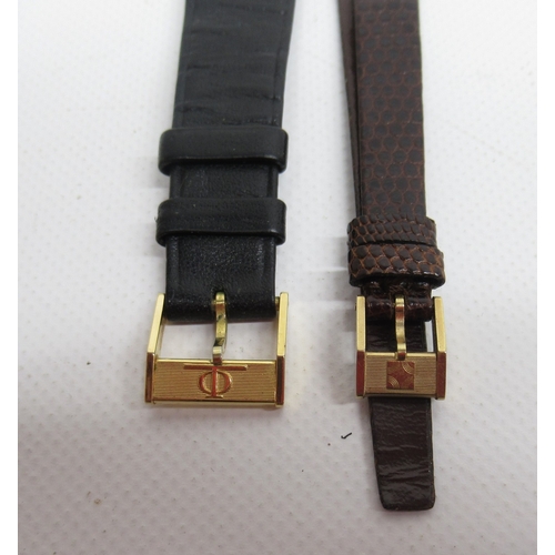 278 - Zenith new/old shop stock ladies watch strap with signed gold plated buckle, lug width 9.8mm; other ... 