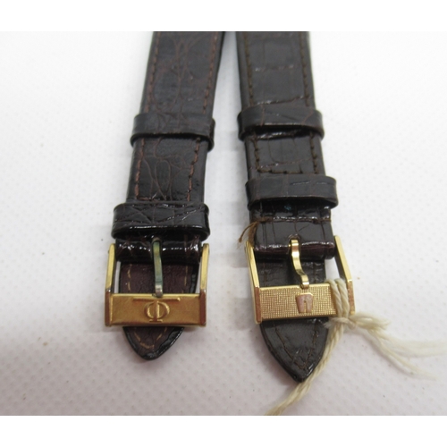 278 - Zenith new/old shop stock ladies watch strap with signed gold plated buckle, lug width 9.8mm; other ... 