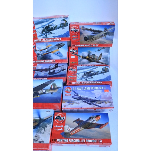 Thirty boxed 1/72 scale plastic model aircraft kits from Airfix, all ...