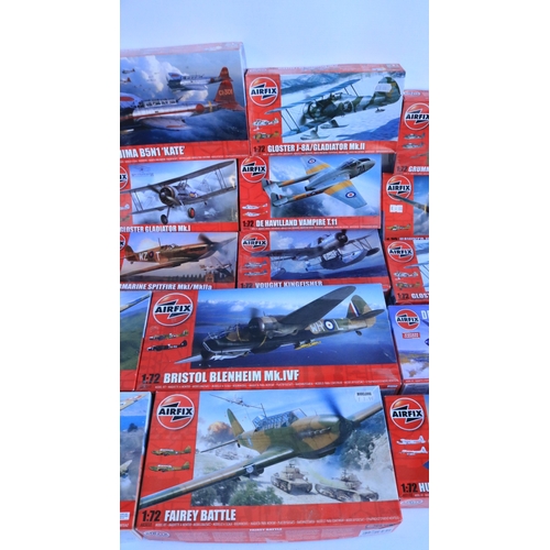 Thirty boxed 1/72 scale plastic model aircraft kits from Airfix, all ...