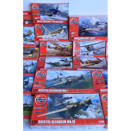Thirty boxed 1/72 scale plastic model aircraft kits from Airfix, all ...