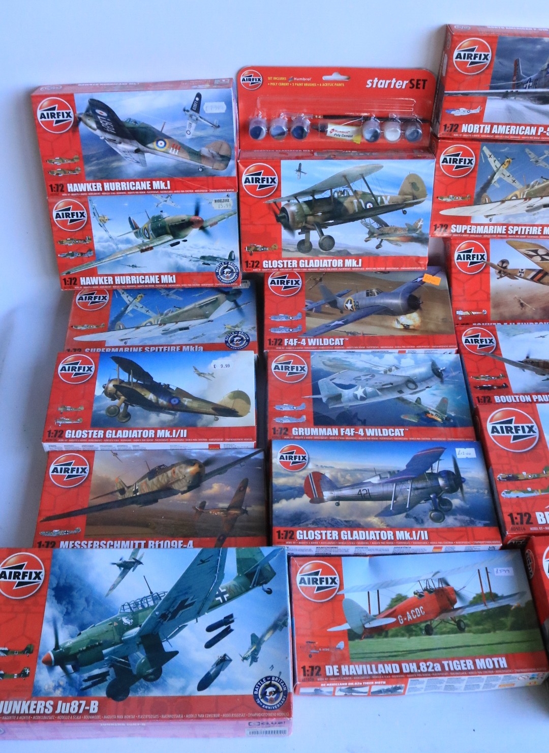 Thirty boxed 1/72 scale plastic model aircraft kits from Airfix, all ...
