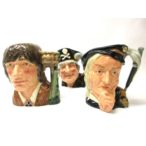 782 - Collection of Royal Doulton fictional-themed character jugs, all hand-made & hand-decorated, compris... 