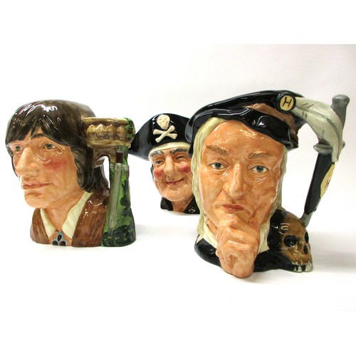 782 - Collection of Royal Doulton fictional-themed character jugs, all hand-made & hand-decorated, compris... 