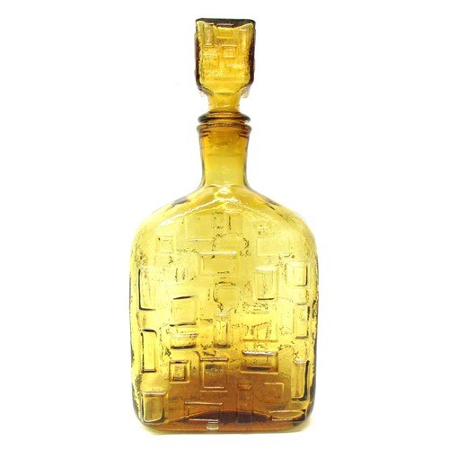 793 - Selection of decorative glassware inc. decanters and tumblers comprising mid-century modernist & geo... 