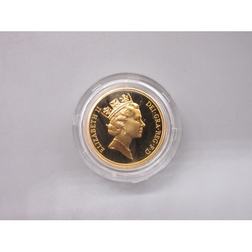 47 - The 1996 United Kingdom Gold Proof Three-Coin Sovereign Set No. 0460/1250, comprising Half-Sovereign... 