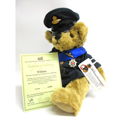 627 - Great British Teddy Bear Company's Limited Edition HRH William the Royal Engagement commemorative be... 